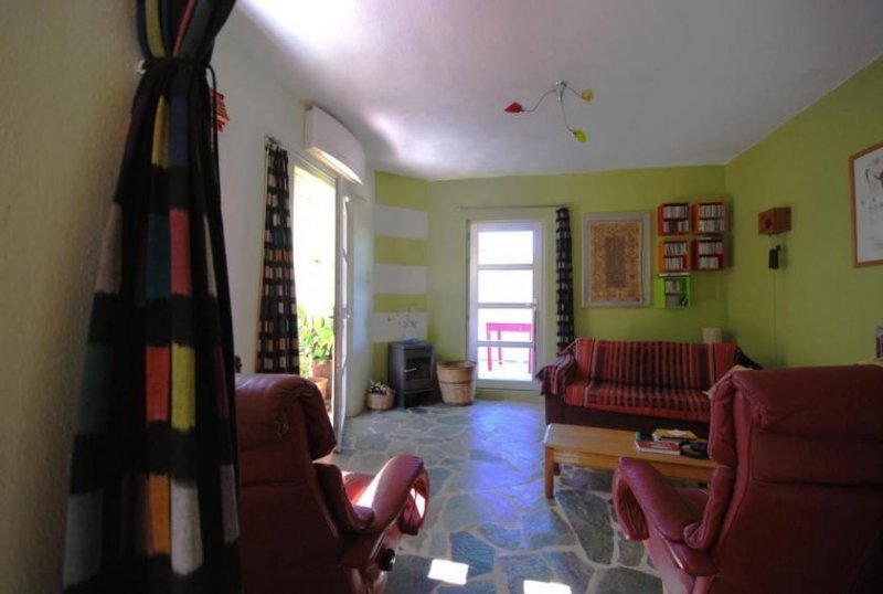 Sakturia Kreta, Saktouria, hübsches Steinhaus mit Garten und Terrasse mit Meer- und Bergblick Haus kaufen